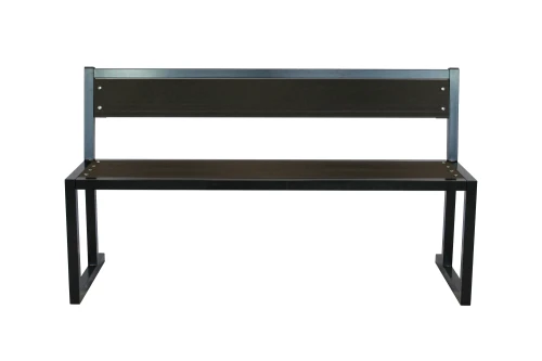 Лавочка садовая Фортуна со спинкой ДПК арт.НПА4590 1 уп