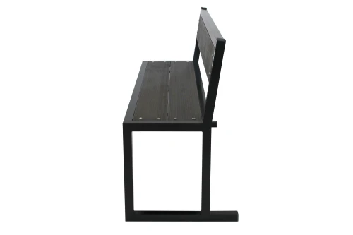 Лавочка садовая Фортуна со спинкой ДПК арт.НПА4590 1 уп