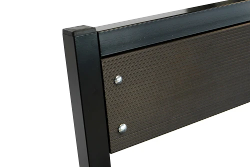 Лавочка садовая Фортуна со спинкой ДПК арт.НПА4590 1 уп