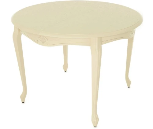 Стол «Кабриоль» круг (D 105), слоновая кость