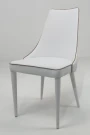 Стул CLARA 40.11 (TR505 white with sand cordonet, экокожа) Стул CLARA 40.11 (TR505 white with sand cordonet, экокожа)