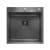 Кухонная мойка из нержавейки BLANTEK LS-5050HN Honeycomb Nano black