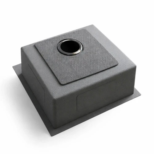 Кухонная мойка из нержавейки BLANTEK LS-5050HN Honeycomb Nano black