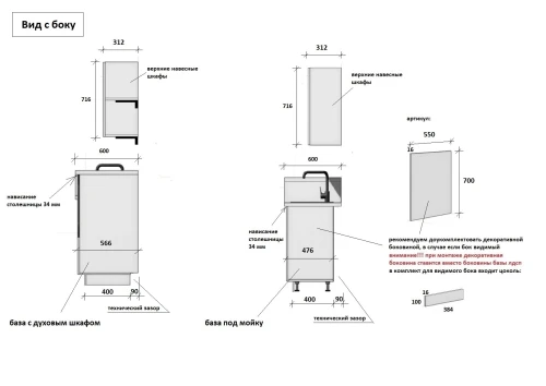 Готовая кухня КГ 2550 Эмаль, Крем  Арника РМ в.2