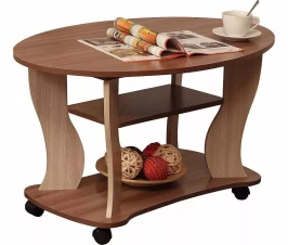 Стол журнальный Сатурн - М05 ясень темный/светлый