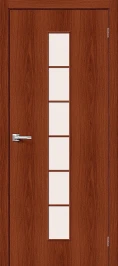 Межкомнатная дверь финиш флекс BRAVO 2С Л-11 (ИталОрех) Сатинато