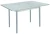 Симпл стол обеденный раскладной / бетон белый/металлик