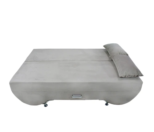 Диван еврокнижка Марсель рогожка серая,140