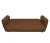 Диван Лира 120 коричневый ППУ