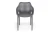 "Беллини" стул пластиковый, цвет темно-серый