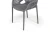 "Беллини" стул пластиковый, цвет темно-серый