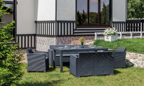 Комплект GRAND LANA DINING L графит