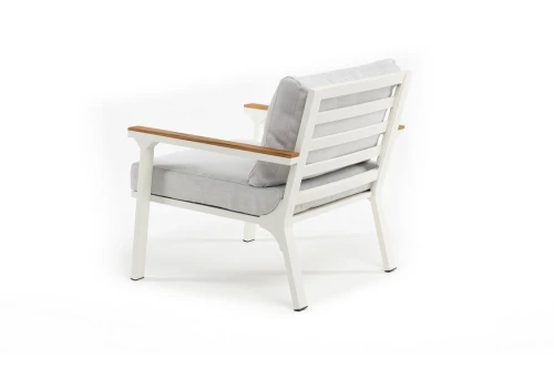 Кресло из алюминия CONCORDE белое  Joygarden