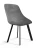 Стул DikLine 246 поворотный, AM14 серый, ножки черные