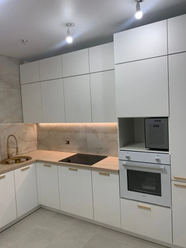 Угловая кухня Фьюжн-Евролайн на заказ 3.2х1.95 м. от фабрики Виват-мебель