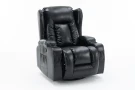«LAZY BOY» (массаж, подогрев, вращение, качание и раскладывание) 5 в 1 black