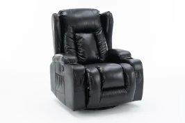 «LAZY BOY» (массаж, подогрев, вращение, качание и раскладывание) 5 в 1 black