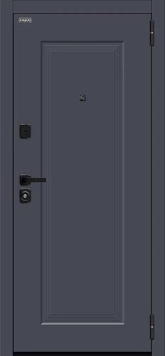 Входная дверь BRAVO Айкон/SBlack Graphite Shell/White Silk