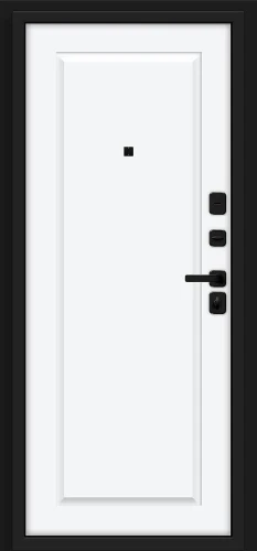 Входная дверь BRAVO Айкон/SBlack Graphite Shell/White Silk