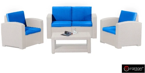 Комплект мебели Rattan Premium 4, СЕРЫЙ