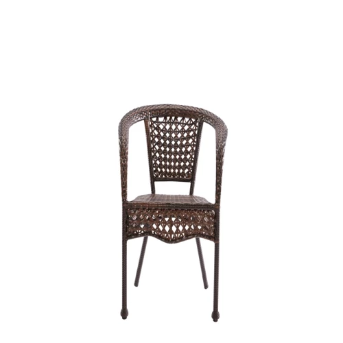 Комплект мебели из искусственного ротанга стол Египет + 8 кресел Руардин Dark Brown