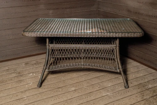 Садовый комплект мебели из искусственного ротанга Мэдисон (Medison ) 6 кресел + прямоугольный стол с подушками на сидение