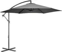 Садовый зонт D300 БАНАН «BANANA»  -  Серый