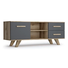 Тумба под ТВ Вега Скандинавия лиственница темная