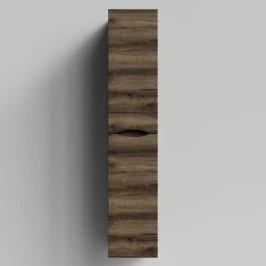 Пенал Лайт 30 подвесной, Дуб крымский коричневый ПВХ 131005-9005, правый, бельевая корзина