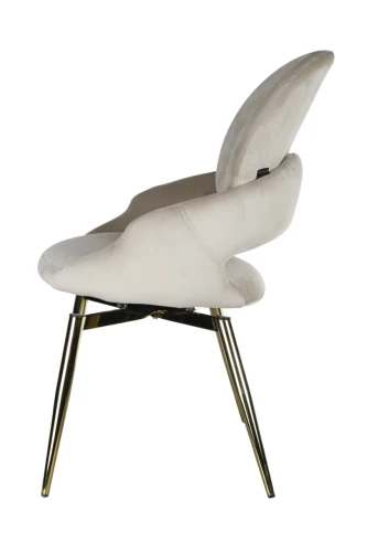 Стул обеденный Виола BS1377-BG-2, 50х58х92 см, бежевый/золото