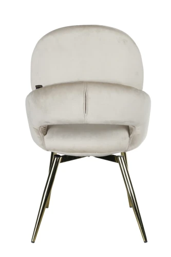 Стул обеденный Виола BS1377-BG-2, 50х58х92 см, бежевый/золото