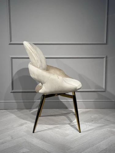 Стул обеденный Виола BS1377-BG-2, 50х58х92 см, бежевый/золото