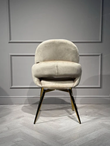 Стул обеденный Виола BS1377-BG-2, 50х58х92 см, бежевый/золото