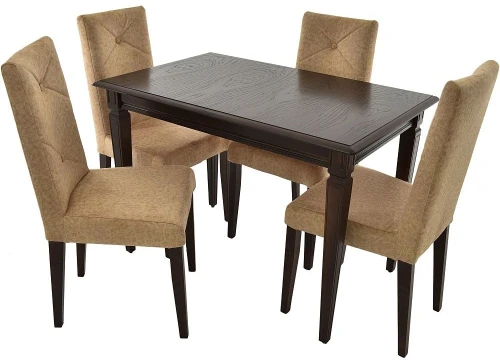 Стол «Сиена» 110x70, орех темный