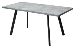 Стол BRICK M 120 Бетон Портленд/ Черный М-City