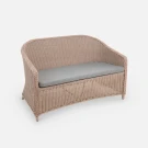 Диван Primo 2ps Ирбис, RAL 1019, Mossle 990 из искусственного ротанга