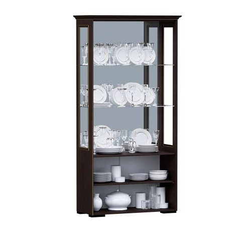 Шкаф-стекло Парма, Венге