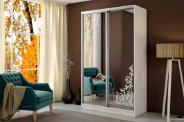 Шкаф-купе Тринити 2 1,35 м, Сандал светлый