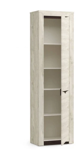 33.14 Лючия шкаф-пенал бетон/венге