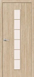 Межкомнатная дверь финиш флекс BRAVO 2С Л-21 (БелДуб) Сатинато