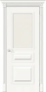 Межкомнатная дверь шпон mr.wood Вуд Классик-15.1 Whitey White Сrystal