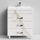 Тумба Орландо 70 напольный, Мрамор Белый натур милк ПВХ 2537 Vodok с раковиной в комплекте Тумба Орландо 70 напольный, Мрамор Белый натур милк ПВХ 2537 Vodok с раковиной в комплекте