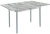 Симпл стол обеденный раскладной бетон темный/металлик