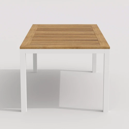 Обеденная группа TELLA  BONTA  каркас белый / стол тик 200 / ткань антрацит