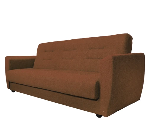 Диван Лира 140 коричневый ППУ