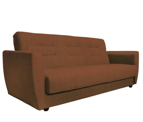 Диван Лира 140 коричневый ППУ