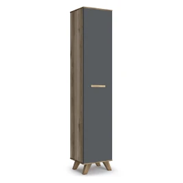Шкаф 400 высокий Вега Скандинавия лиственница темная