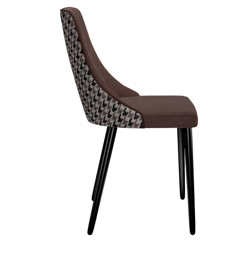 Стул DikLine 286 SB3/A2 шоколад, ножки черные