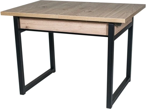 Стол М64 «АРТ» ДП1-02-05 1100(2000)*760 ЛДСП «Эврика», черный матовый