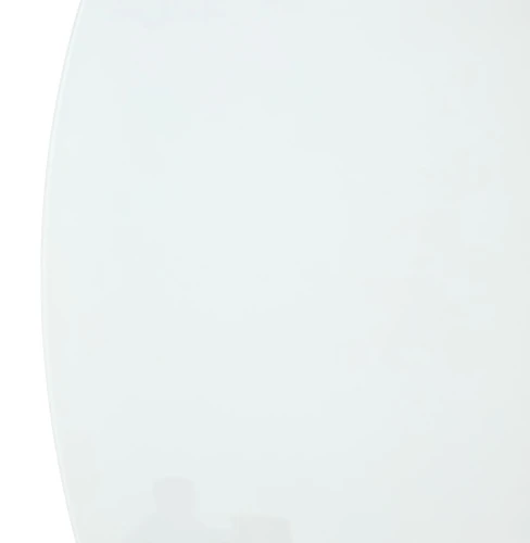 Стол ВЕГА D100 Белый, стекло/ белый каркас М-City